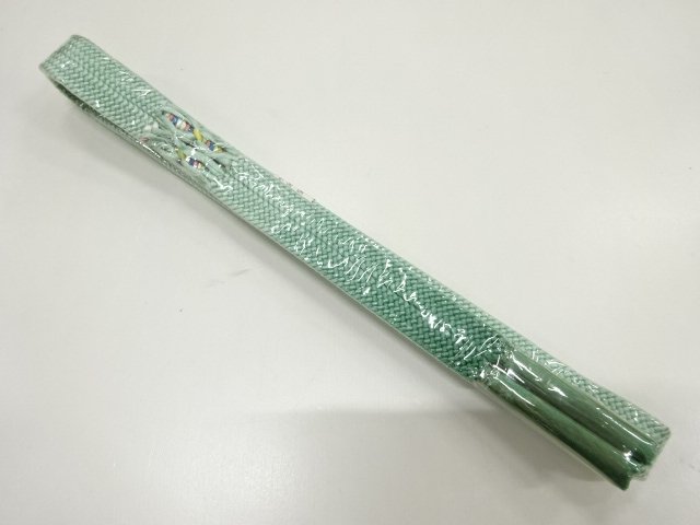 JAPANESE KIMONO / UNUSED HAND-TIED OBIJIME